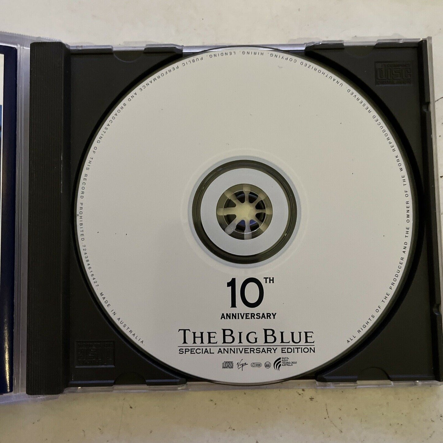 Eric Serra  ‎– The Big Blue (Special Anniversary Edition) CD 1998