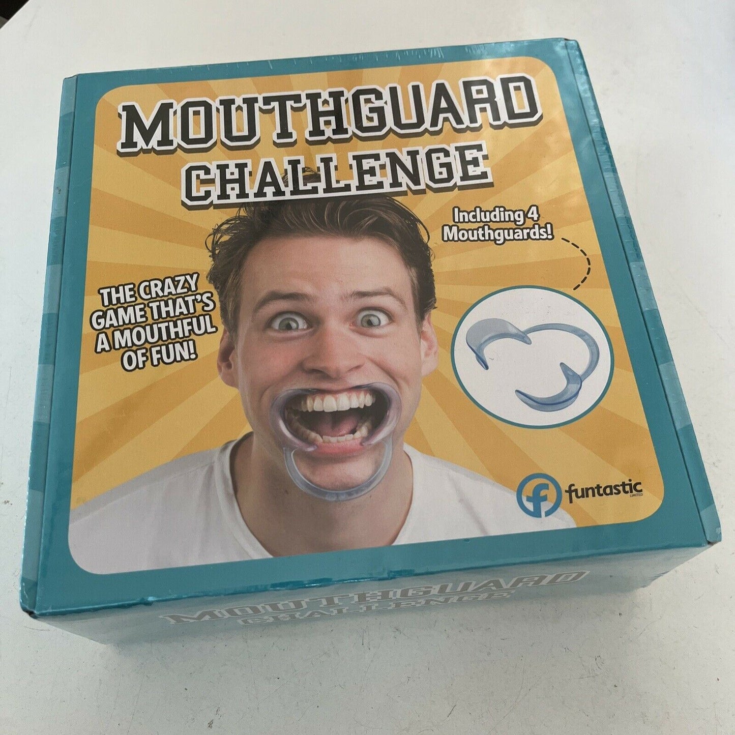 *New Sealed* Mouthguard Challenge Game - 6 Mouthguards & 200 Challenges