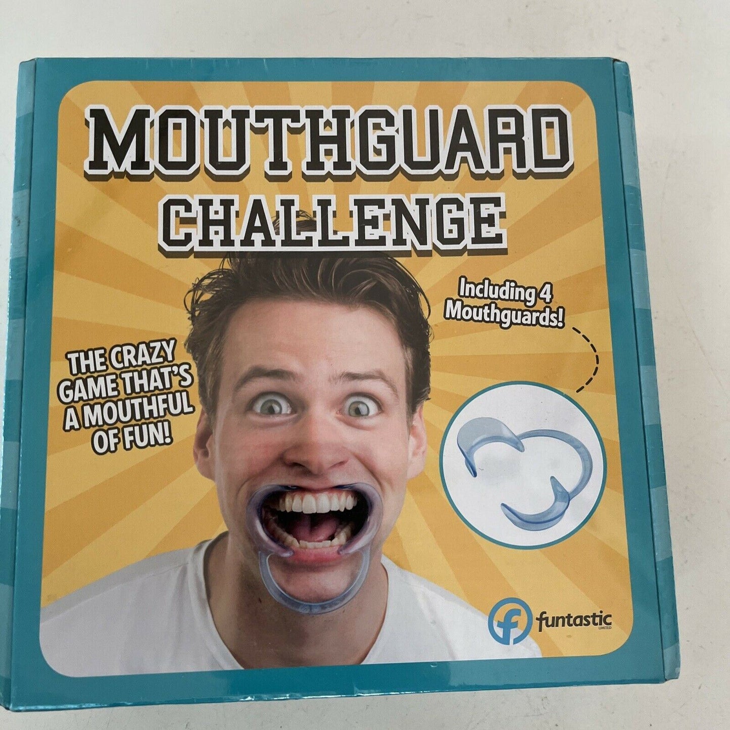 *New Sealed* Mouthguard Challenge Game - 6 Mouthguards & 200 Challenges