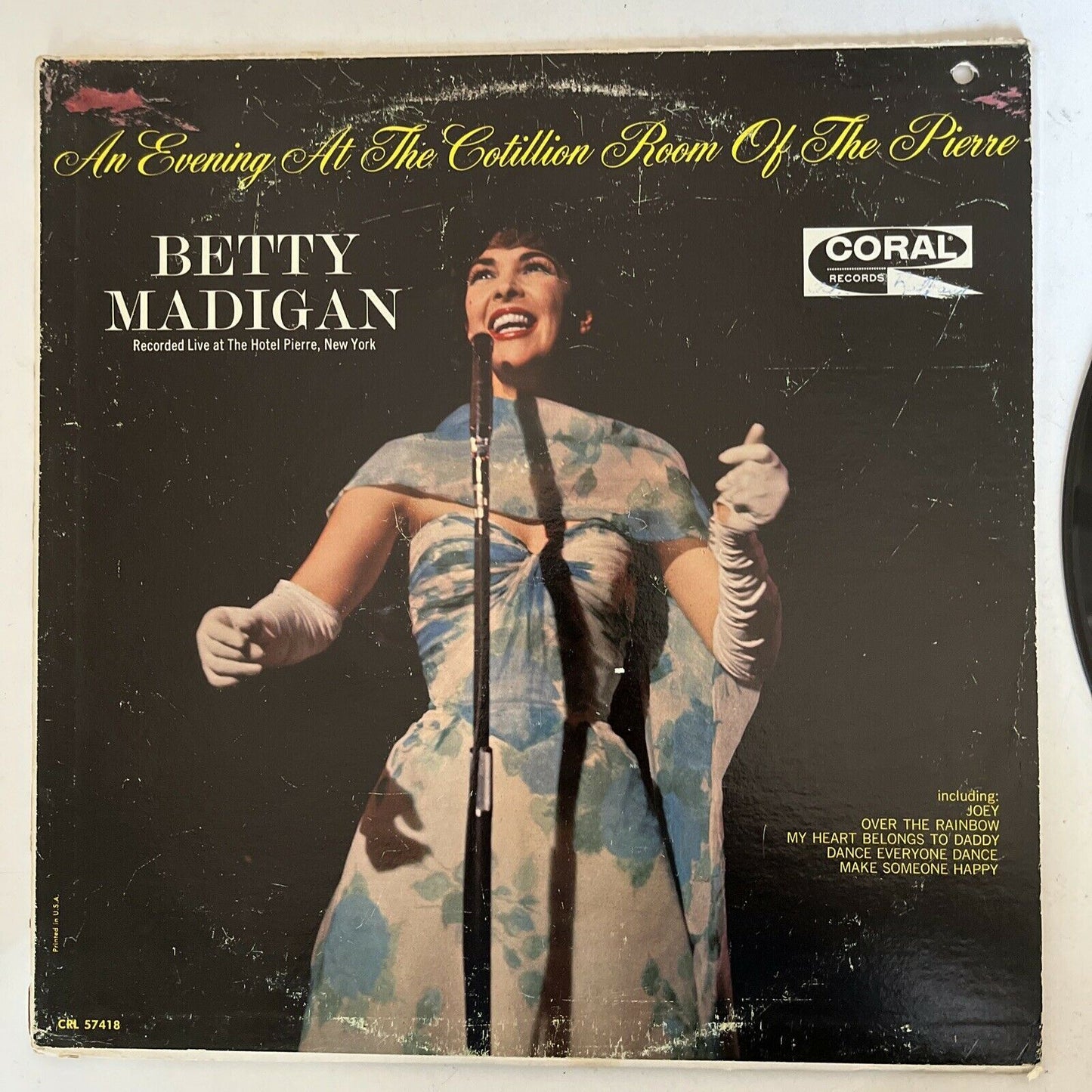 Betty Madigan - An Evening At The Cotillion Room Vinyl Record 1962