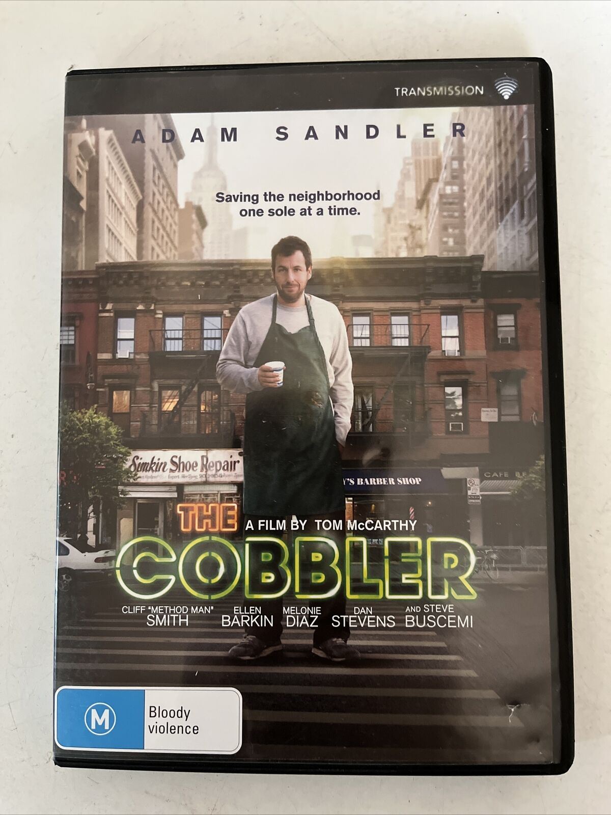 The Cobbler DVD 2014 Dan Stevens Adam Sandler Steve Buscemi