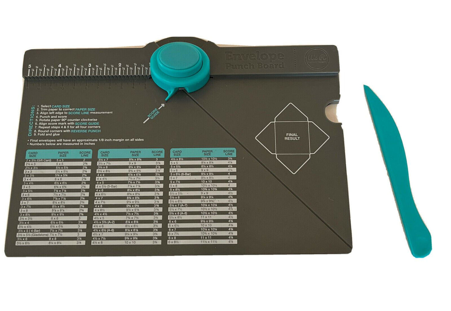 We R Memory Keepers : Envelope Punch Board - Make an envelope in mere seconds