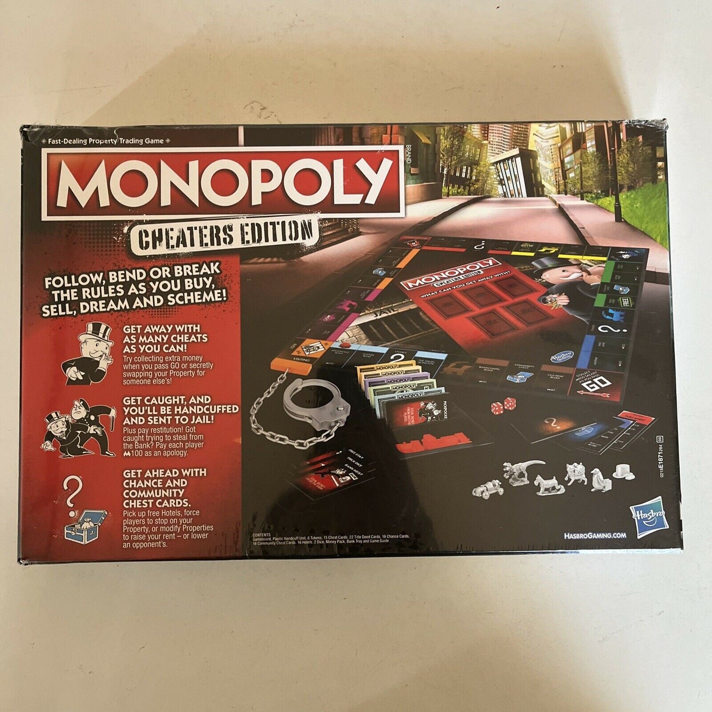 *New Sealed* Hasbro Monopoly Board Game Cheaters Edition