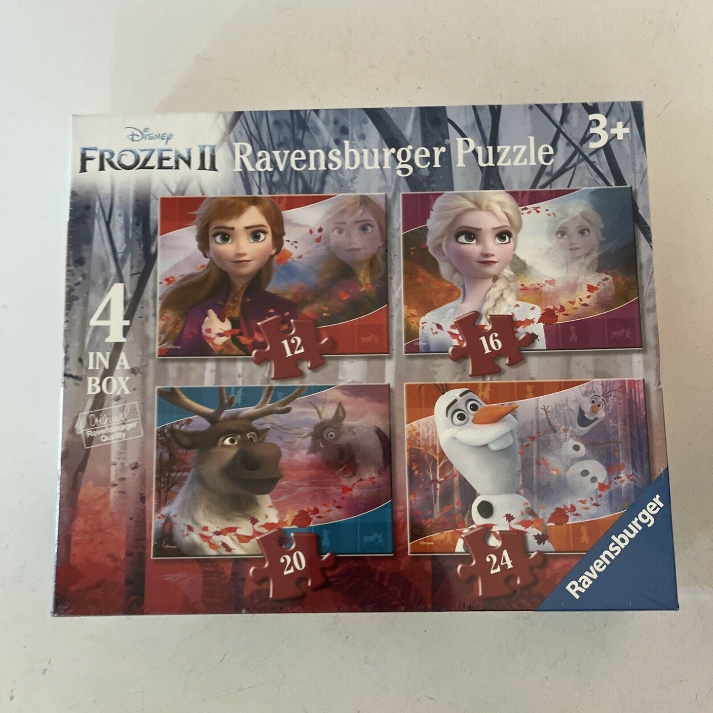 *New Sealed* Disney Frozen II 4 Puzzles In A Box Ravensburger Jigsaw Puzzle