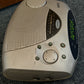 Sanyo RM 6025 AM FM Digital Alarm Clock Radio Retro Silver