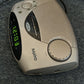 Sanyo RM 6025 AM FM Digital Alarm Clock Radio Retro Silver