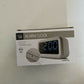 Anko White Calendar Temperature Alarm Clock