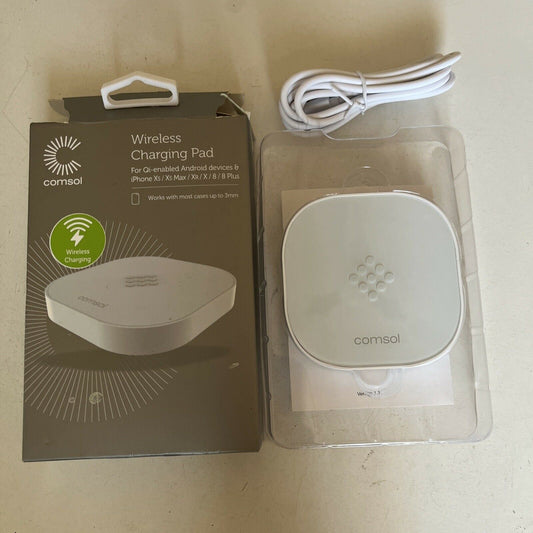 Comsol Qi Wireless Charging Pad White