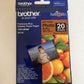 2 x Brother BP71GP20 Glossy Premium Photo Paper 20 Sheets Innobella 4x6-Inch