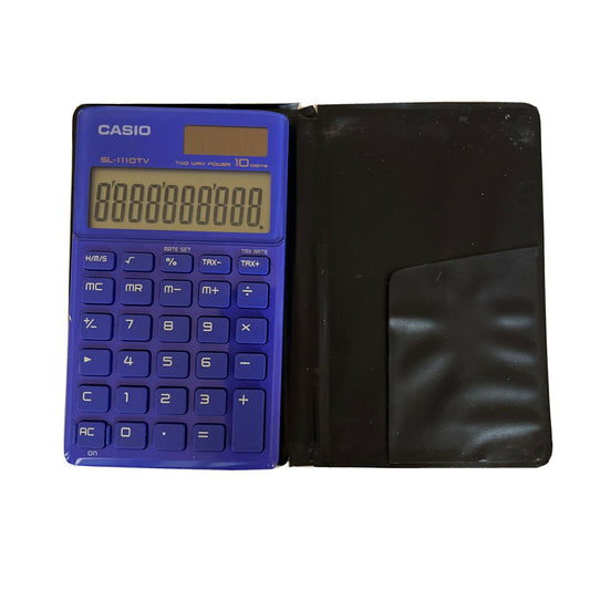 Casio SL-1110TV Tax Solar Powered Calculator