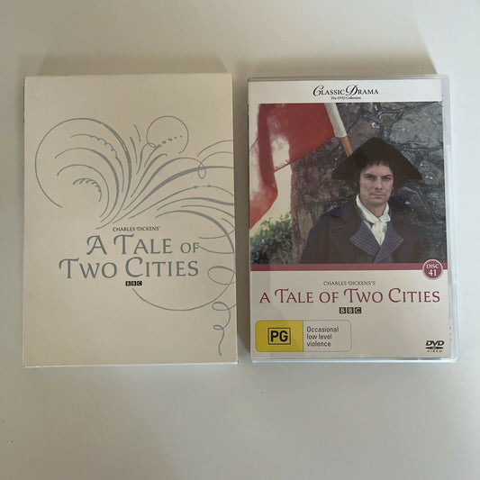 A Tale Of Two Cities (DVD, 1980) Chris Sarandon, Peter Cushing BBC Film Region 4