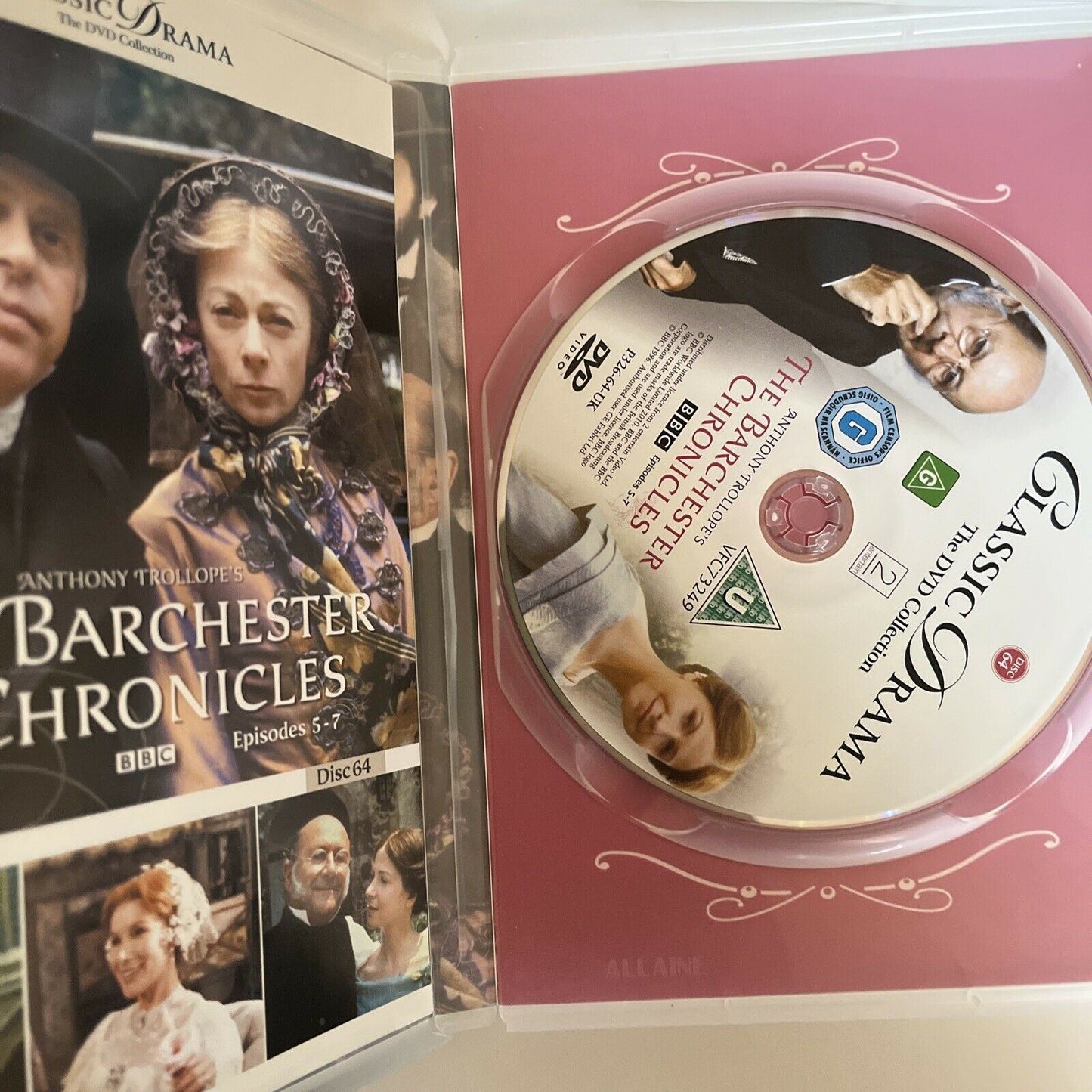 The Barchester Chronicles (DVD, 1982) Donald Pleasence, Janet Maw. Region 4