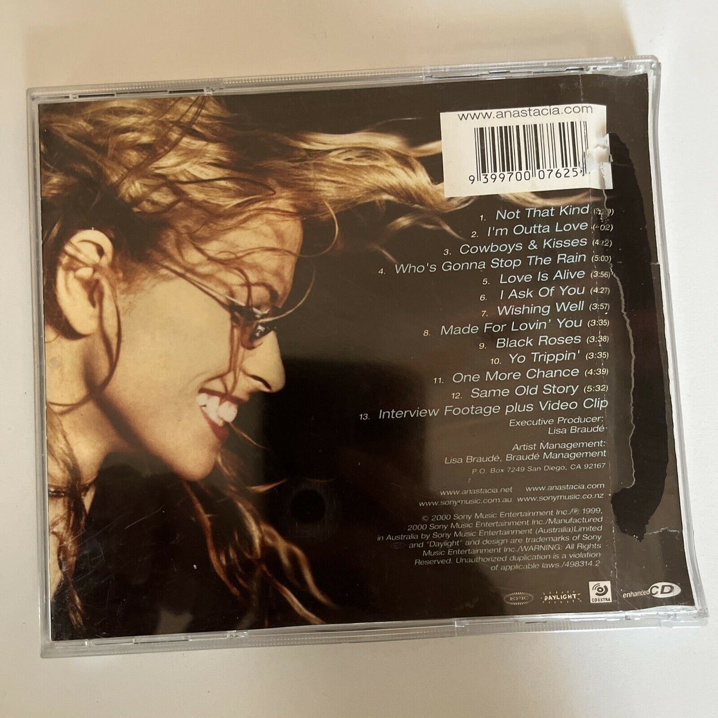 Anastacia – Not That Kind (CD, 2000) Album