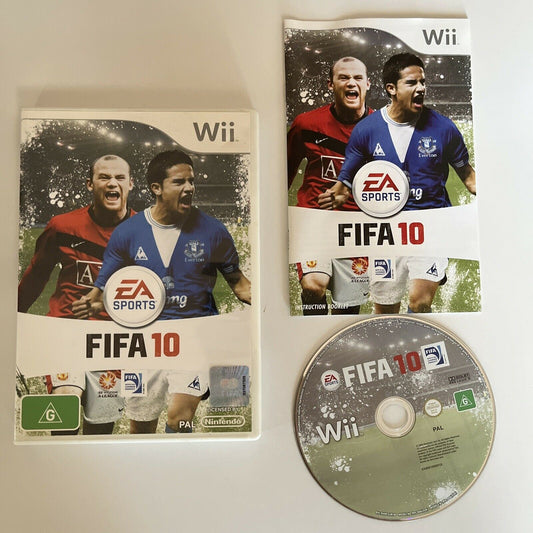 FIFA 10 - Nintendo WII PAL Game with Manual