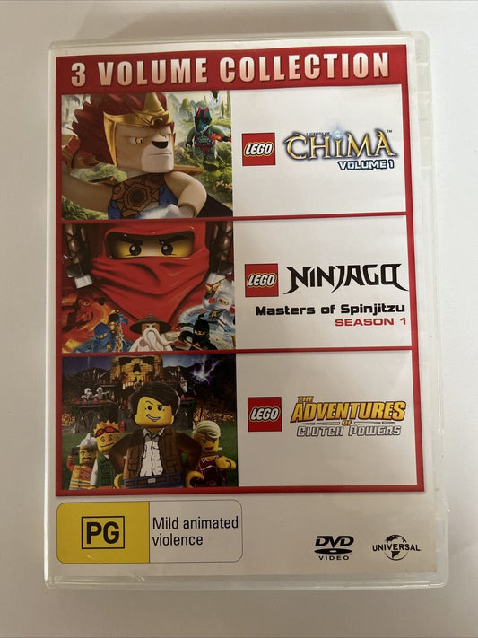 LEGO Legends Of Chima/ Ninjago - Season 1 / Adventures Clutch Powers DVD Region4