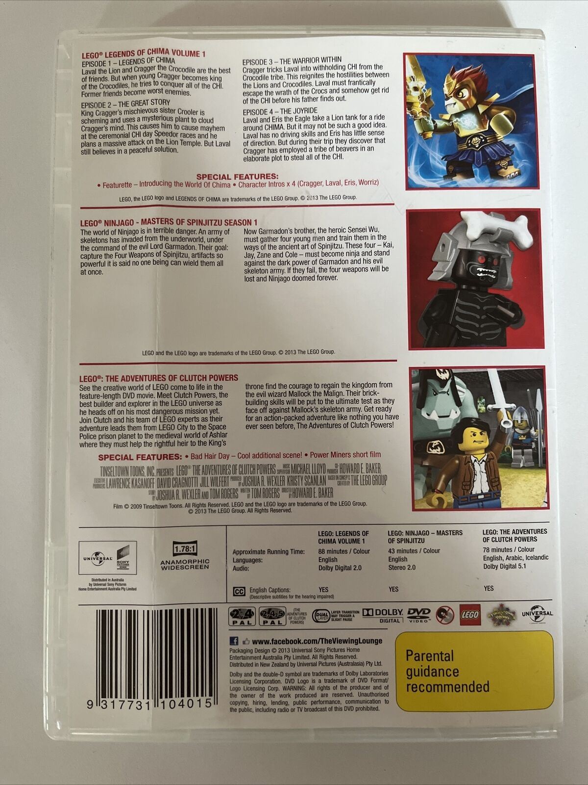 Lego ninjago season 1 dvd hot sale