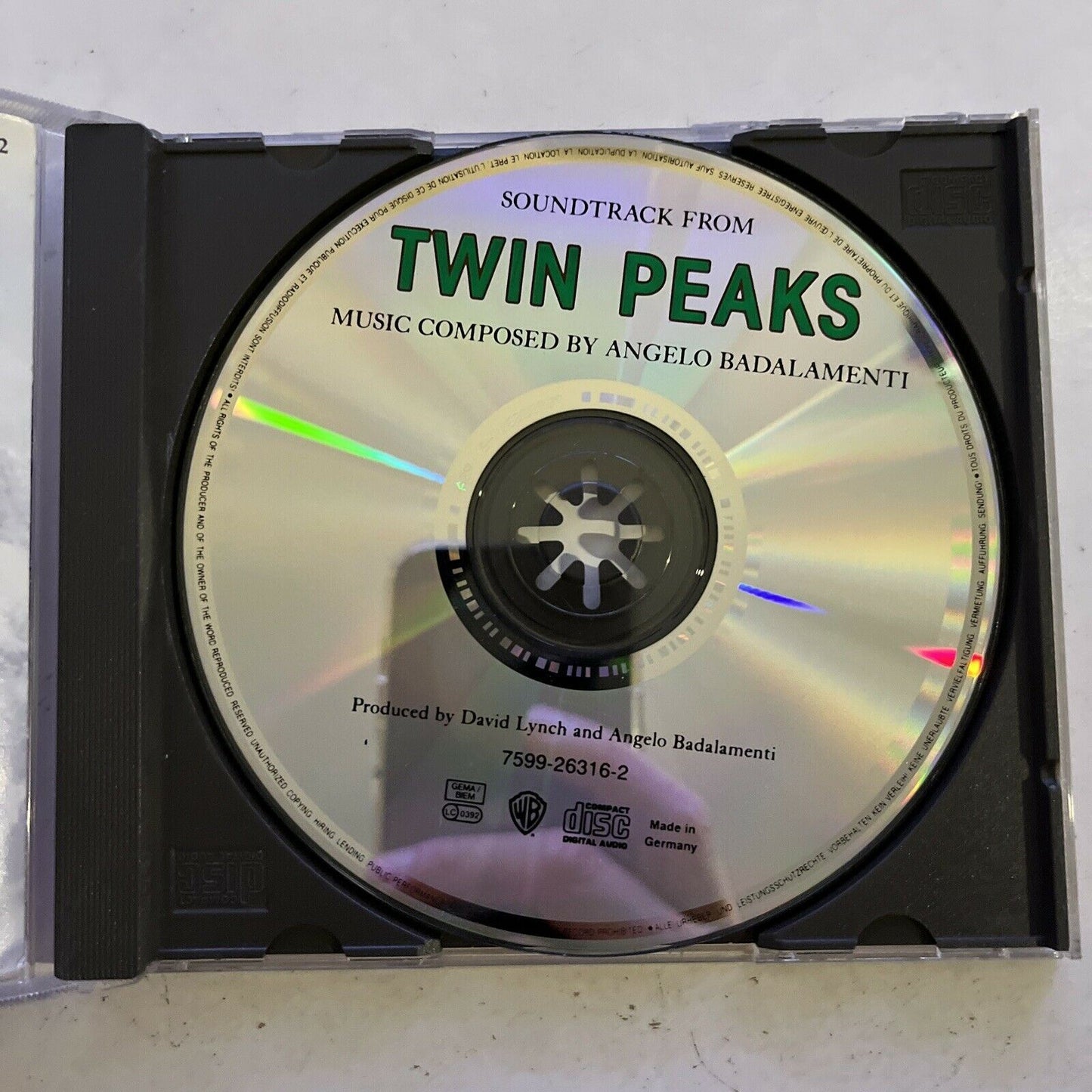 Angelo Badalamenti – Official Music From Twin Peaks (CD, 1990) Album