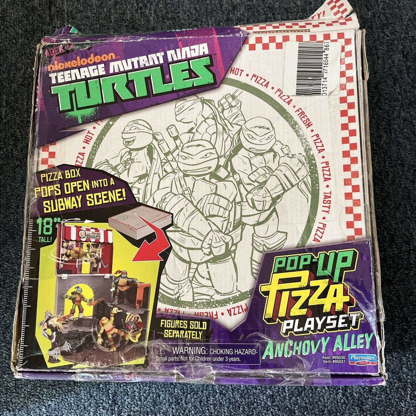 Teenage Mutant Ninja Turtles Pop Up Pizza Playset Anchovy Alley