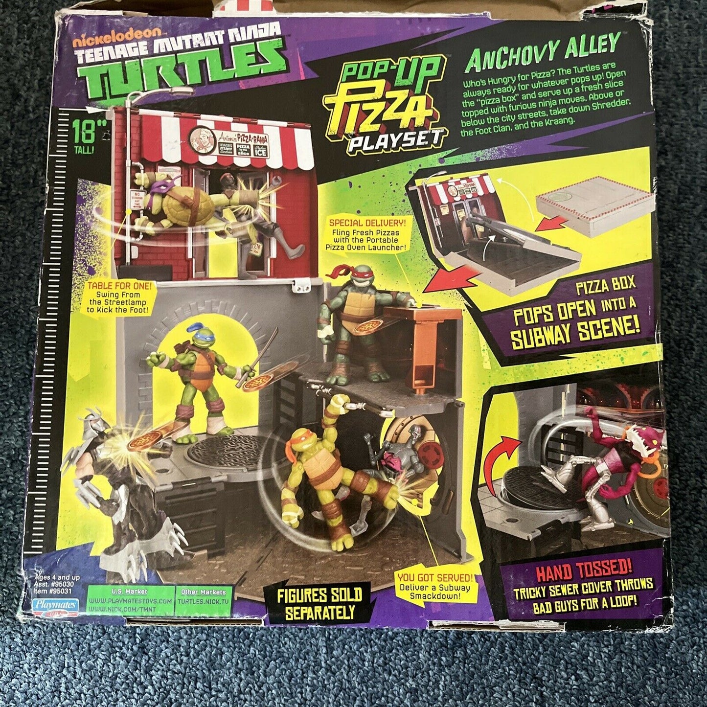 Teenage Mutant Ninja Turtles Pop Up Pizza Playset Anchovy Alley