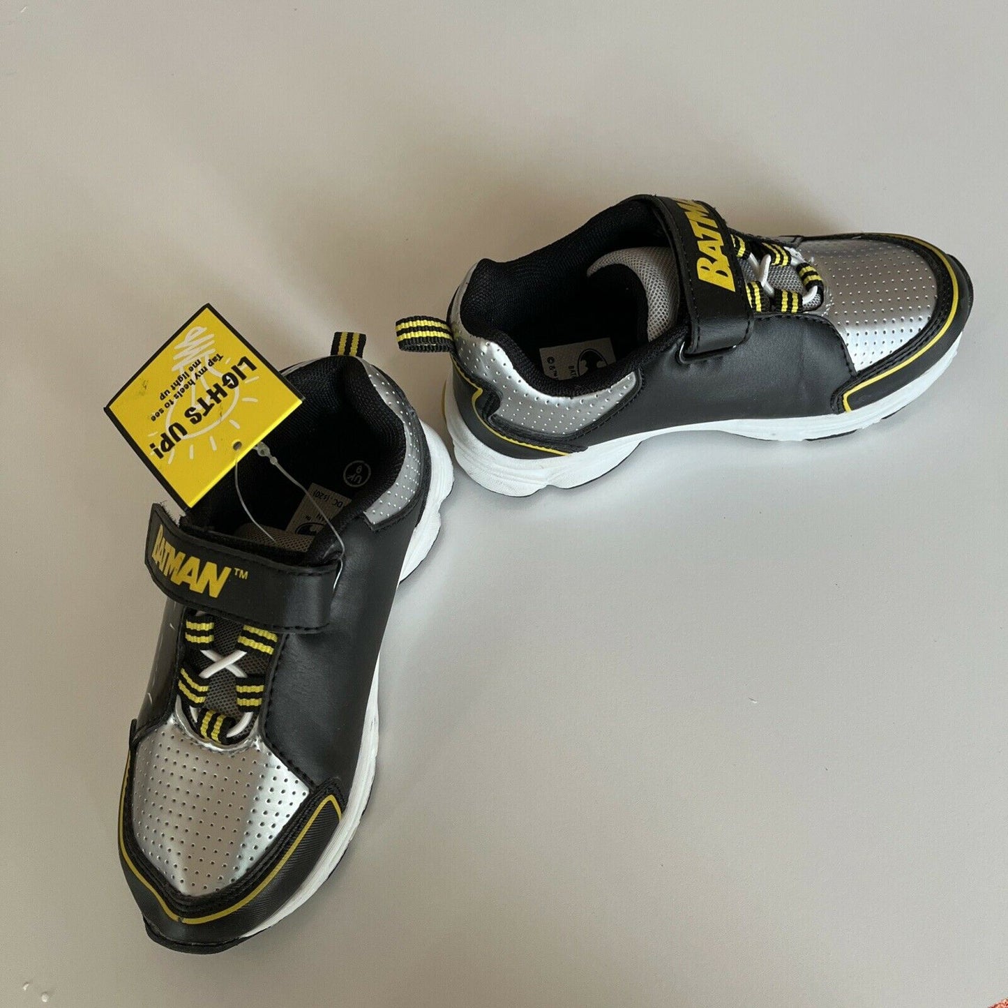 Batman Light Up Children's Shoes Size US 7 / AU 5 / UK 5