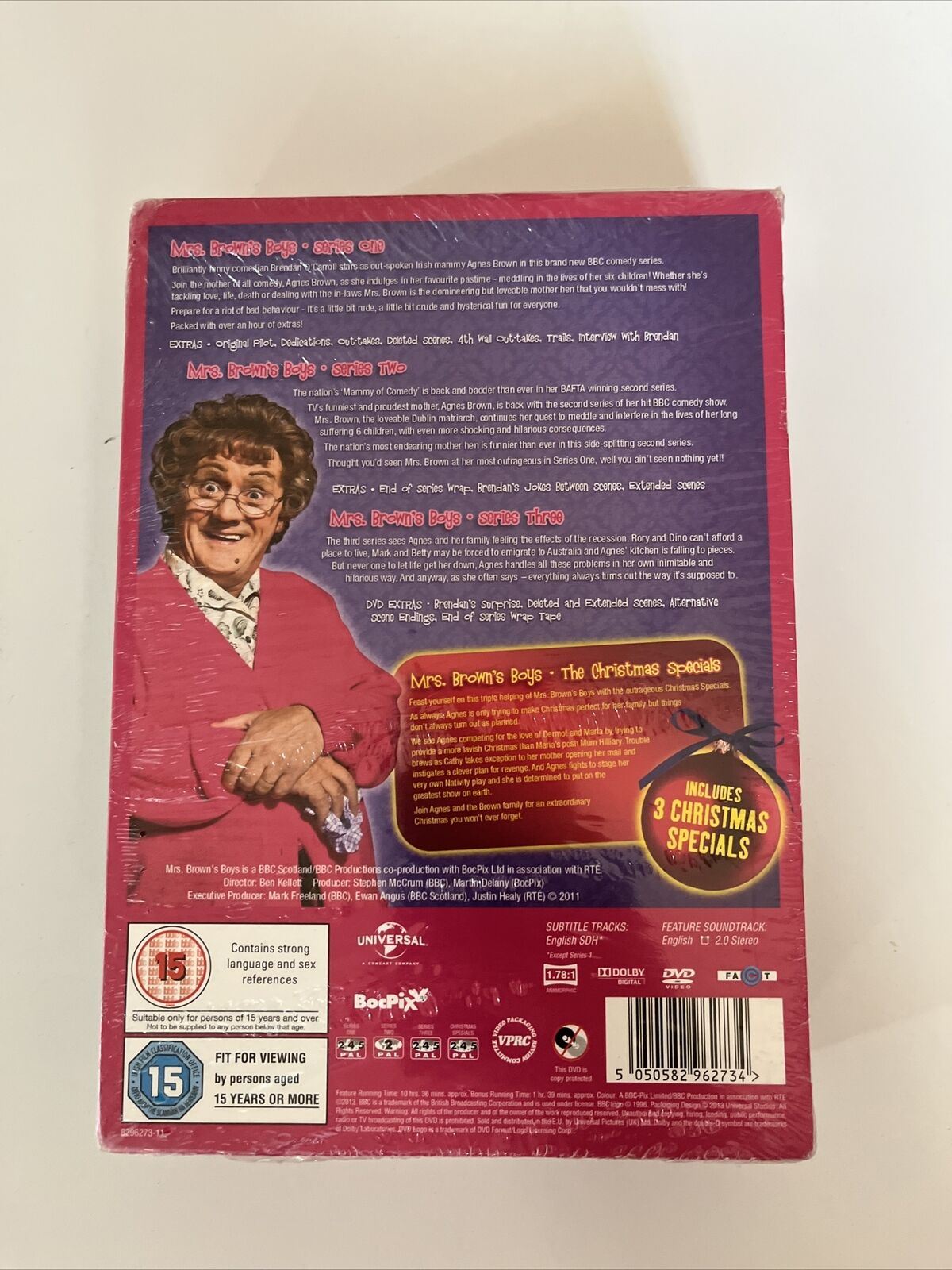 *New Sealed* Mrs Brown's Boys: Big Box - Series 1, 2 & 3 (DVD) Region 2