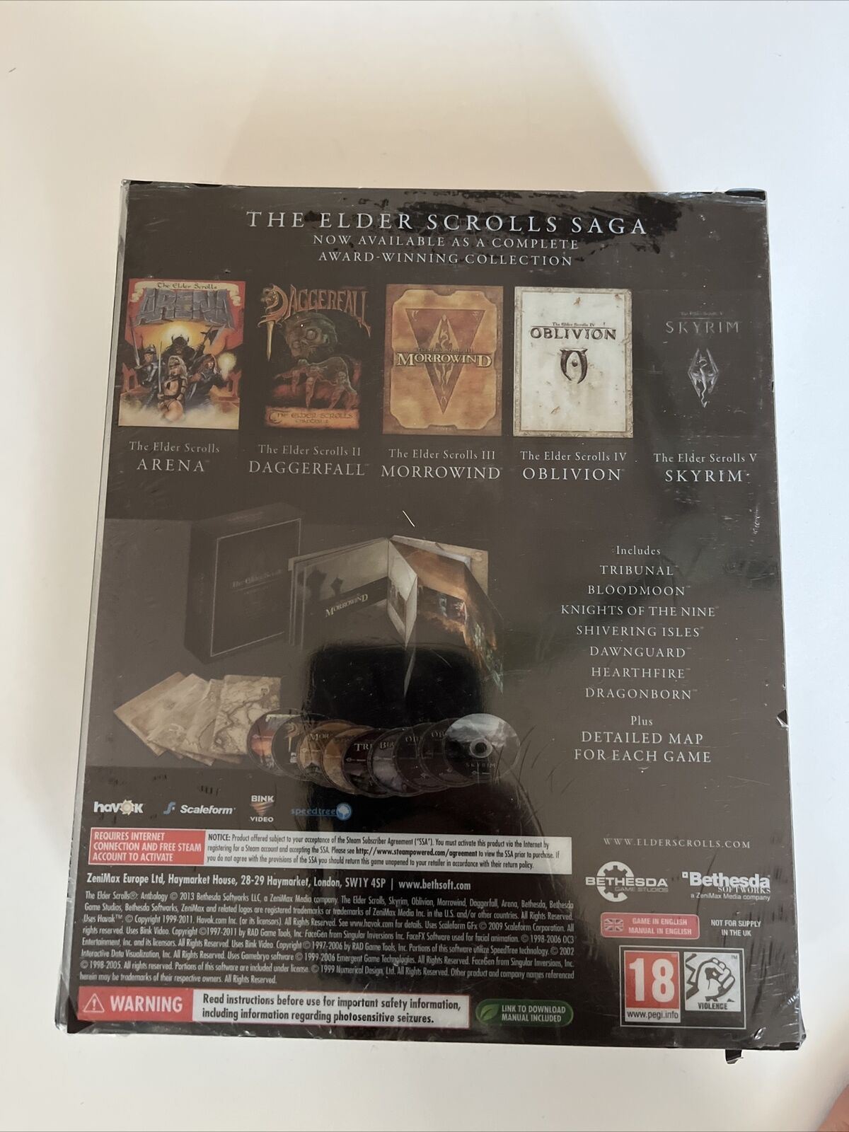 *New Sealed* Elder Scrolls Anthology - PC Windows Game Collection