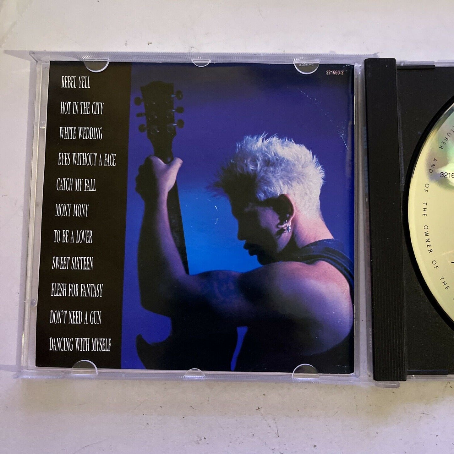 Billy Idol ‎– Idol Songs - 11 Of The Best  (CD, 1988) Album