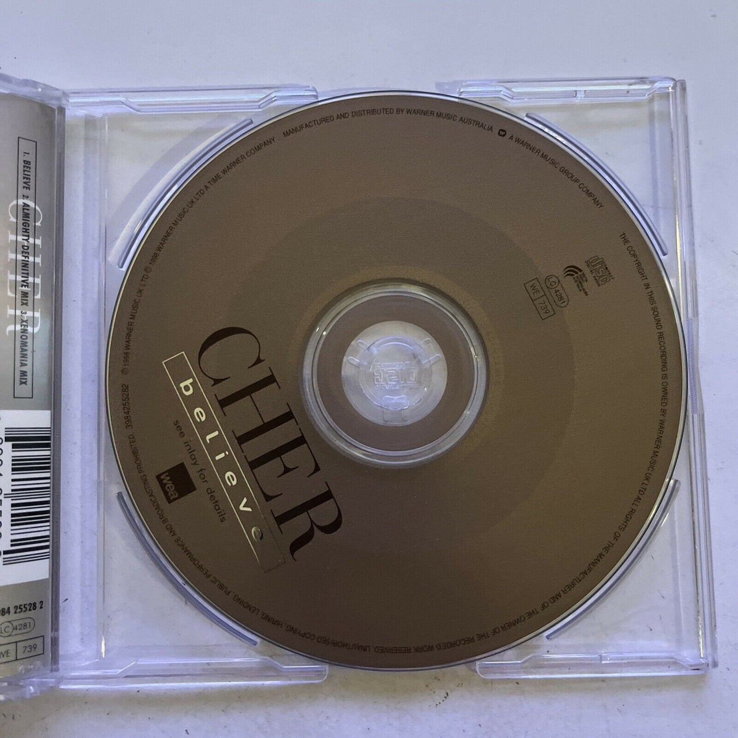 Believe by Cher (CD, 1998) Single