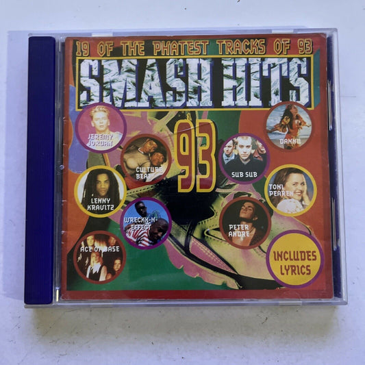 SMASH HITS 93 - 19 Original hits of 1993 (CD, Sony, 1993)