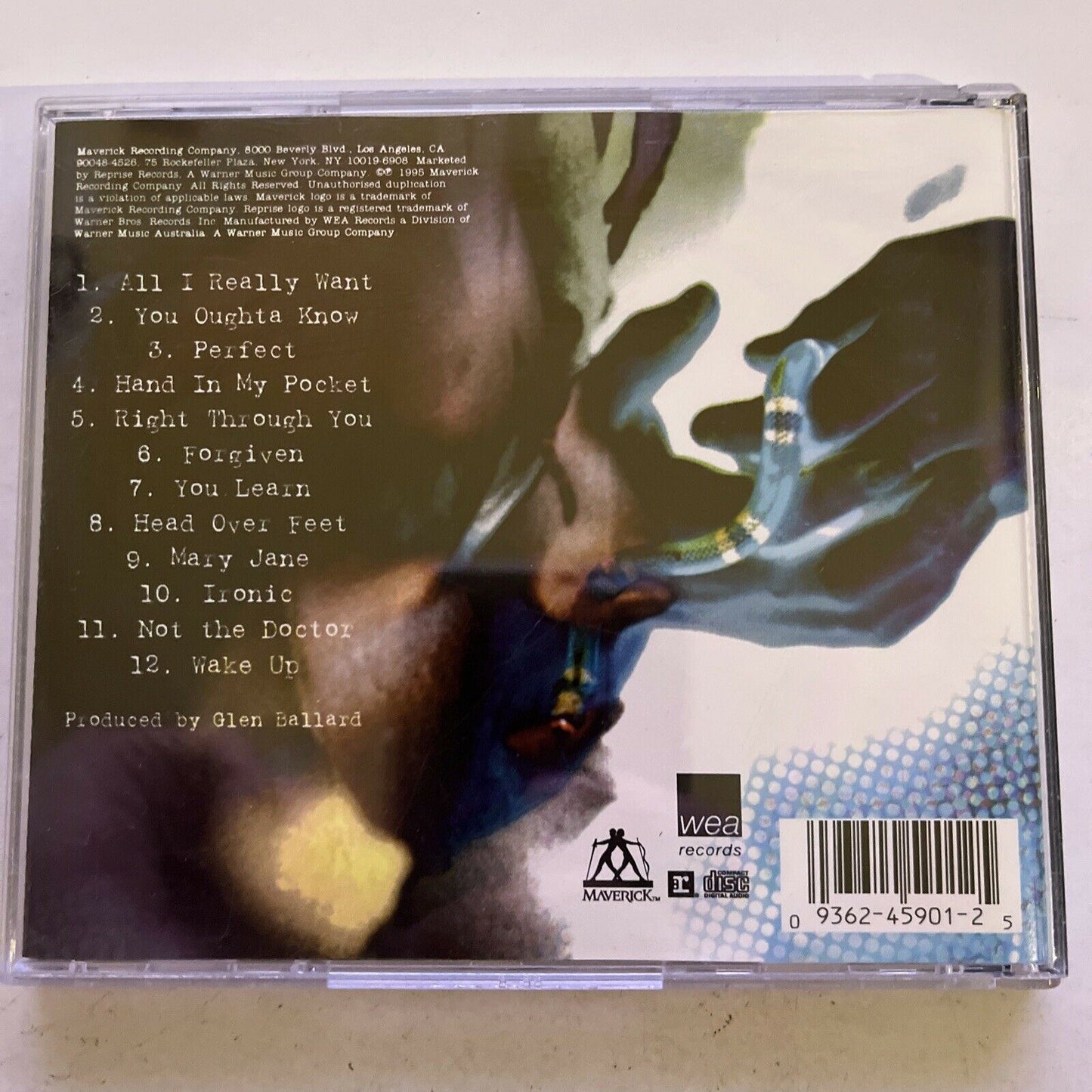 Alanis Morissette – Jagged Little Pill (CD, 1995) Album