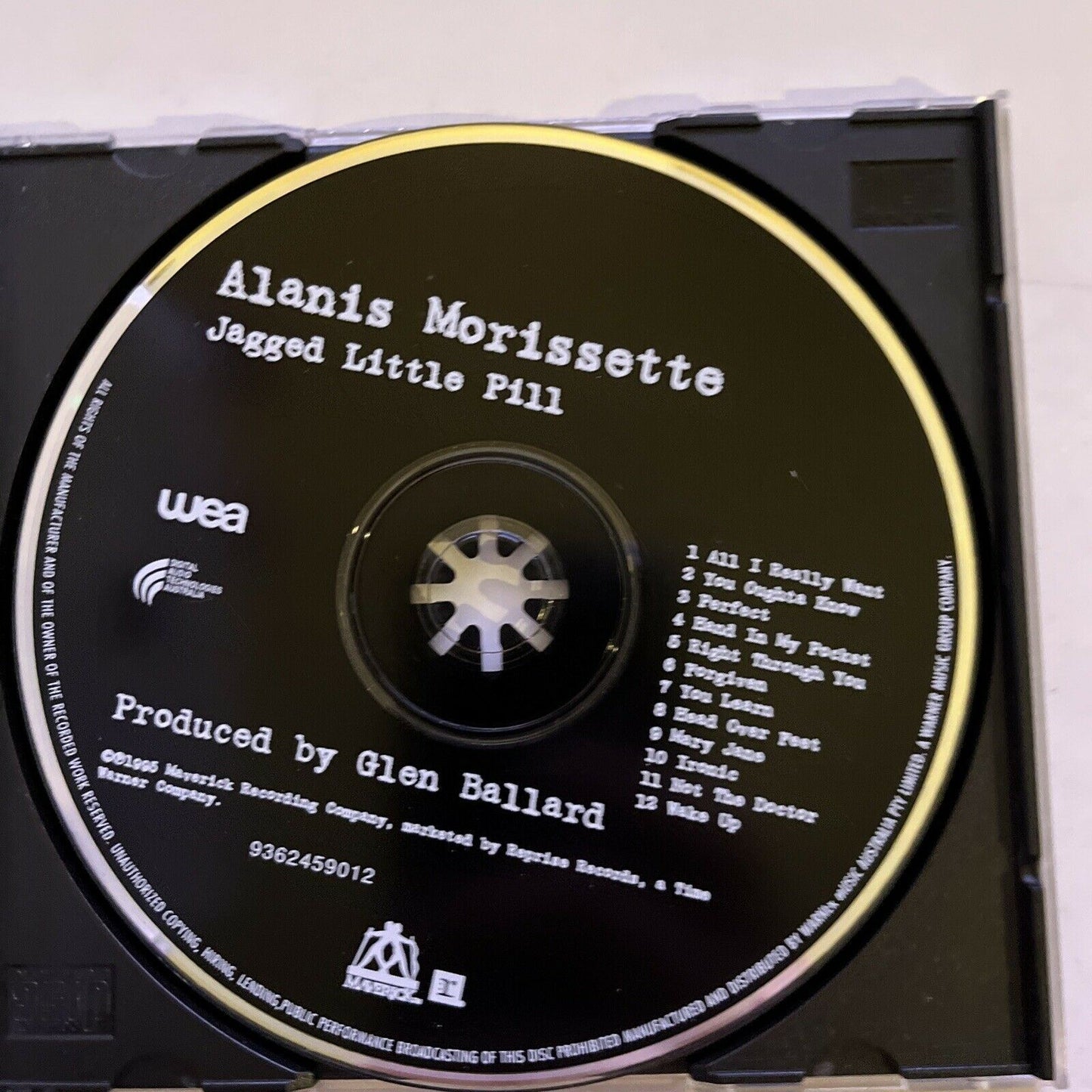 Alanis Morissette – Jagged Little Pill (CD, 1995) Album