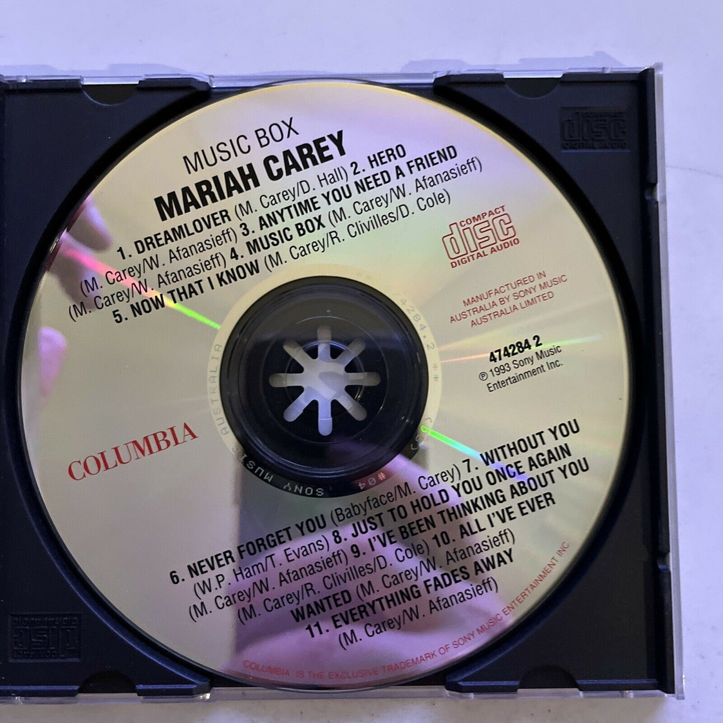 Music Box by Mariah Carey (CD, 1993)