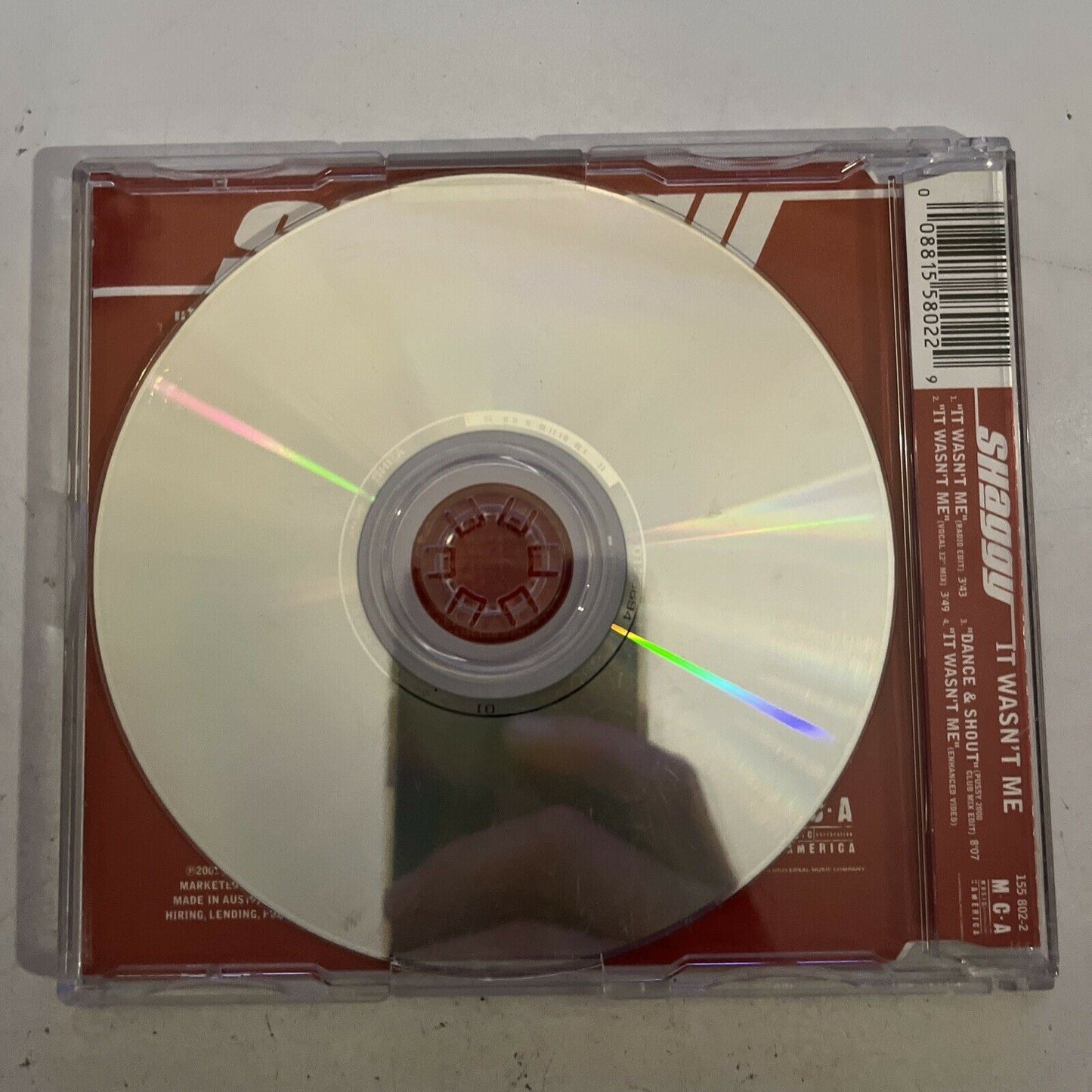 It Wasn't Me by Shaggy (Enhanced CD, 2001)