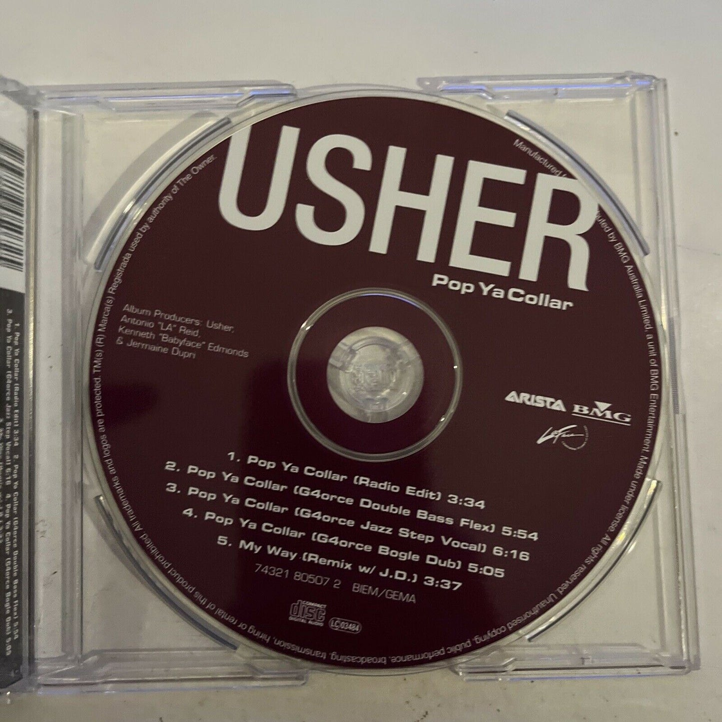 Usher – Pop Ya Collar (CD, 2001)