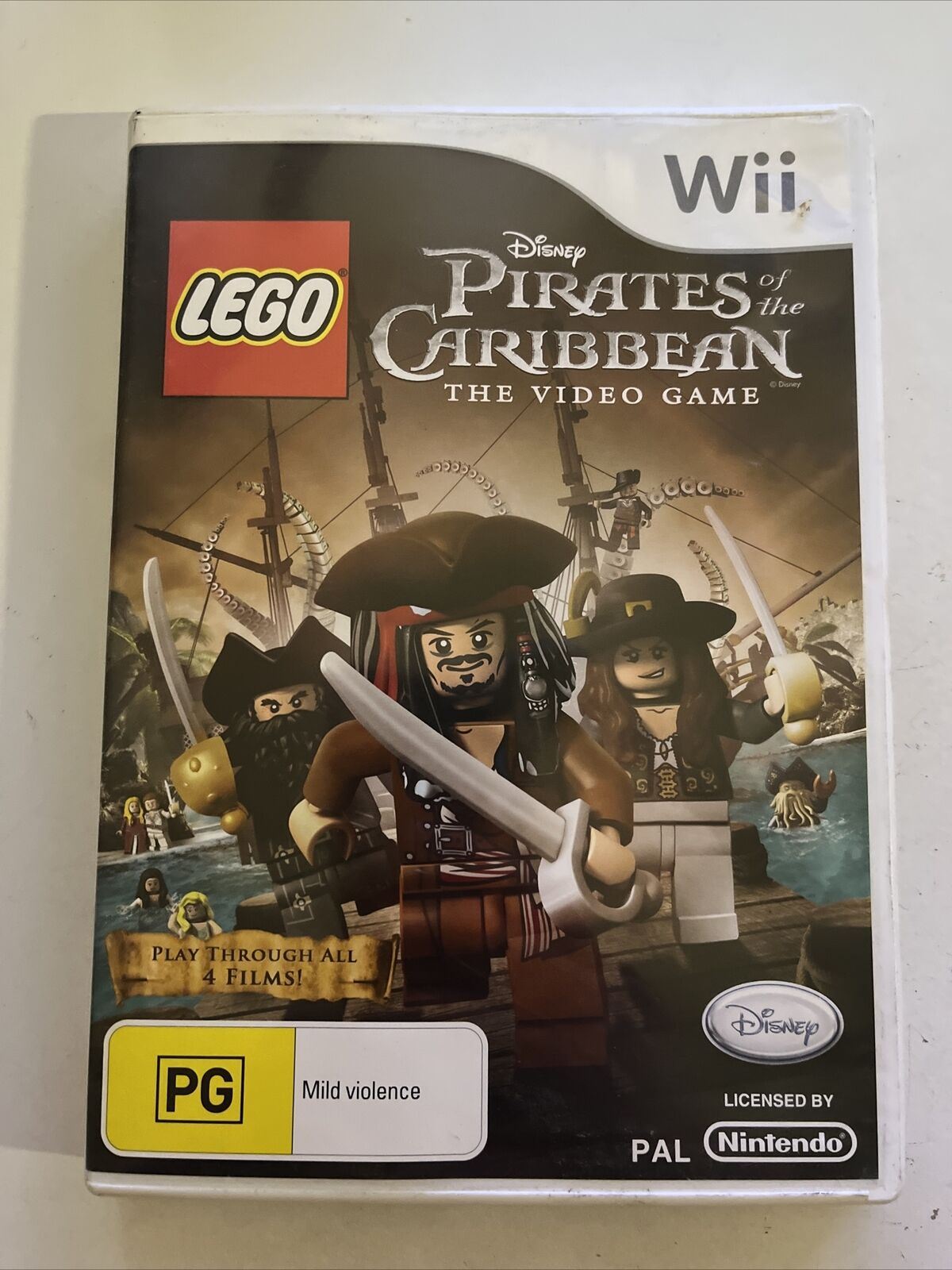 LEGO Pirates Of The Caribbean - Nintendo Wii PAL Game Complete with Manual