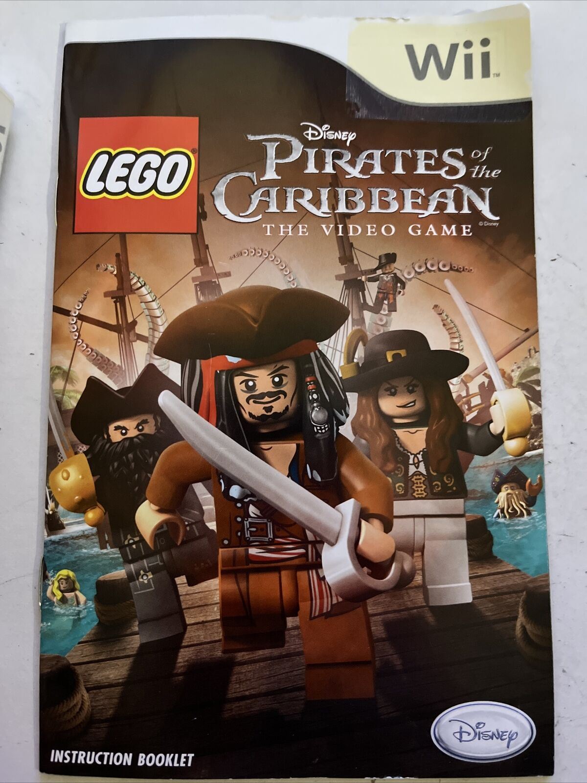 LEGO Pirates Of The Caribbean - Nintendo Wii PAL Game Complete with Manual