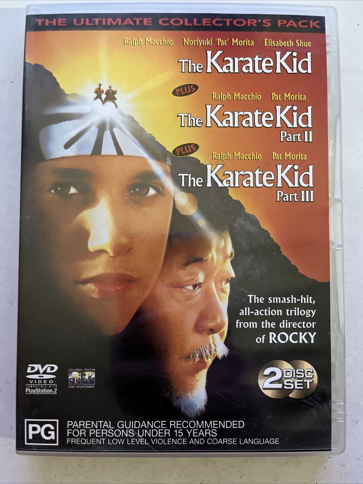 The Karate Kid 123 Collectors Edition Dvd Ralph Macchio Pat Mori