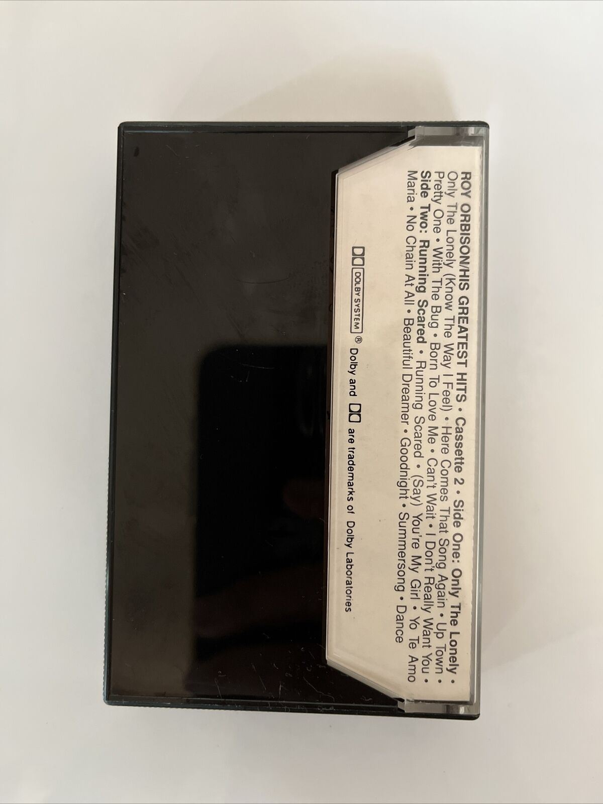 Roy Orbison - His Greatest Hits 1992 Cassette Tape