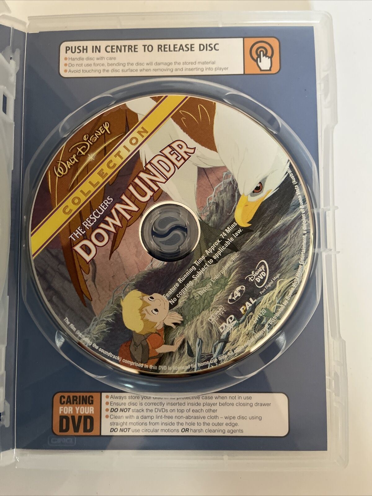 The Rescuers / The Rescuers Down Under (DVD) Disney Animated Film. Region 4