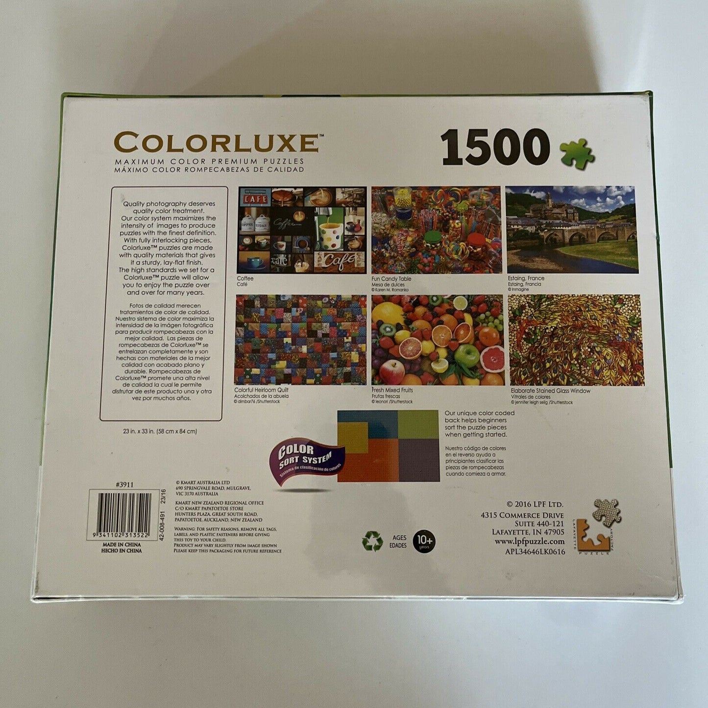 *New Sealed* Colorluxe 1500 Piece Puzzle - Fresh Mixed Fruits