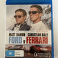 Ford v Ferrari (Blu-ray, 2019) Matt Damon, Christian Bale. Region B
