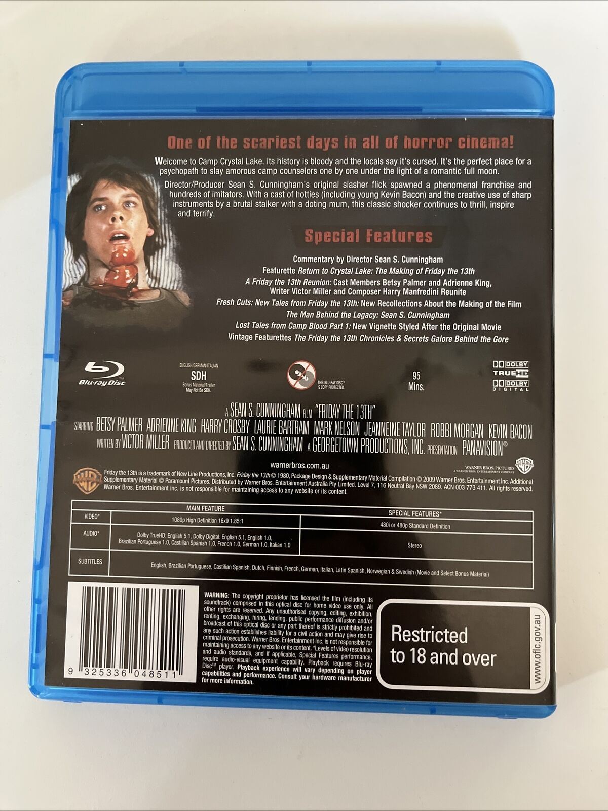 Friday The 13th (Blu-ray, 1980) Adrienne King, Betsy Palmer, Mark Nelson
