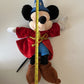 Disney Park Fantasia Wizard Hat Sorcerer Plush Mickey Mouse Stuffed 21" 55cm