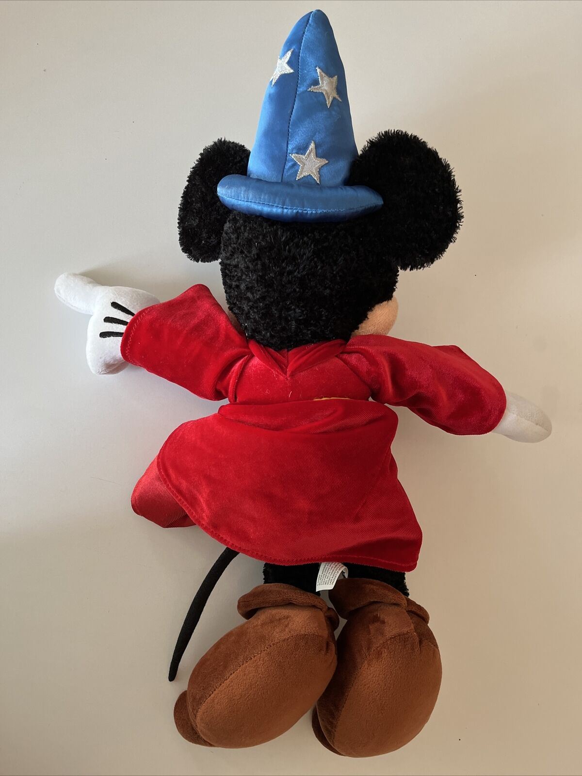 Disney Park Fantasia Wizard Hat Sorcerer Plush Mickey Mouse Stuffed 21" 55cm
