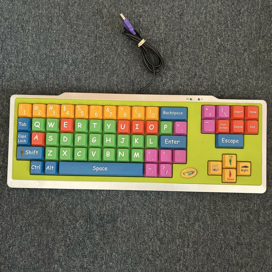 Crayola Big Button Keyboard Easy Type USB Model 12071