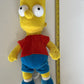 Bart Simpsons Plush Toy 16 Inch 40cm 2005 Genuine The Simpsons Product