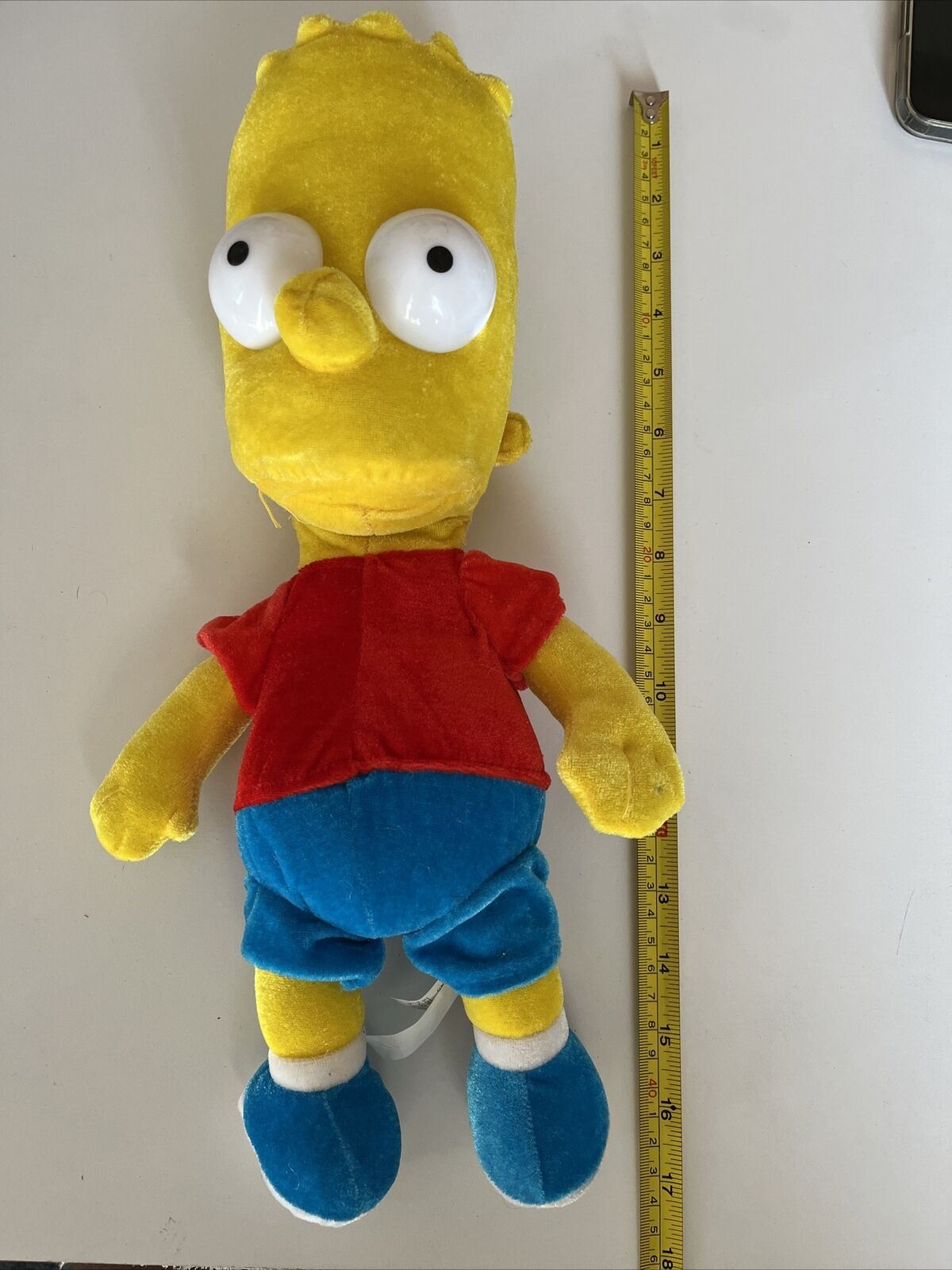 Bart Simpsons Plush Toy 16 Inch 40cm 2005 Genuine The Simpsons Product ...