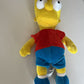 Bart Simpsons Plush Toy 16 Inch 40cm 2005 Genuine The Simpsons Product
