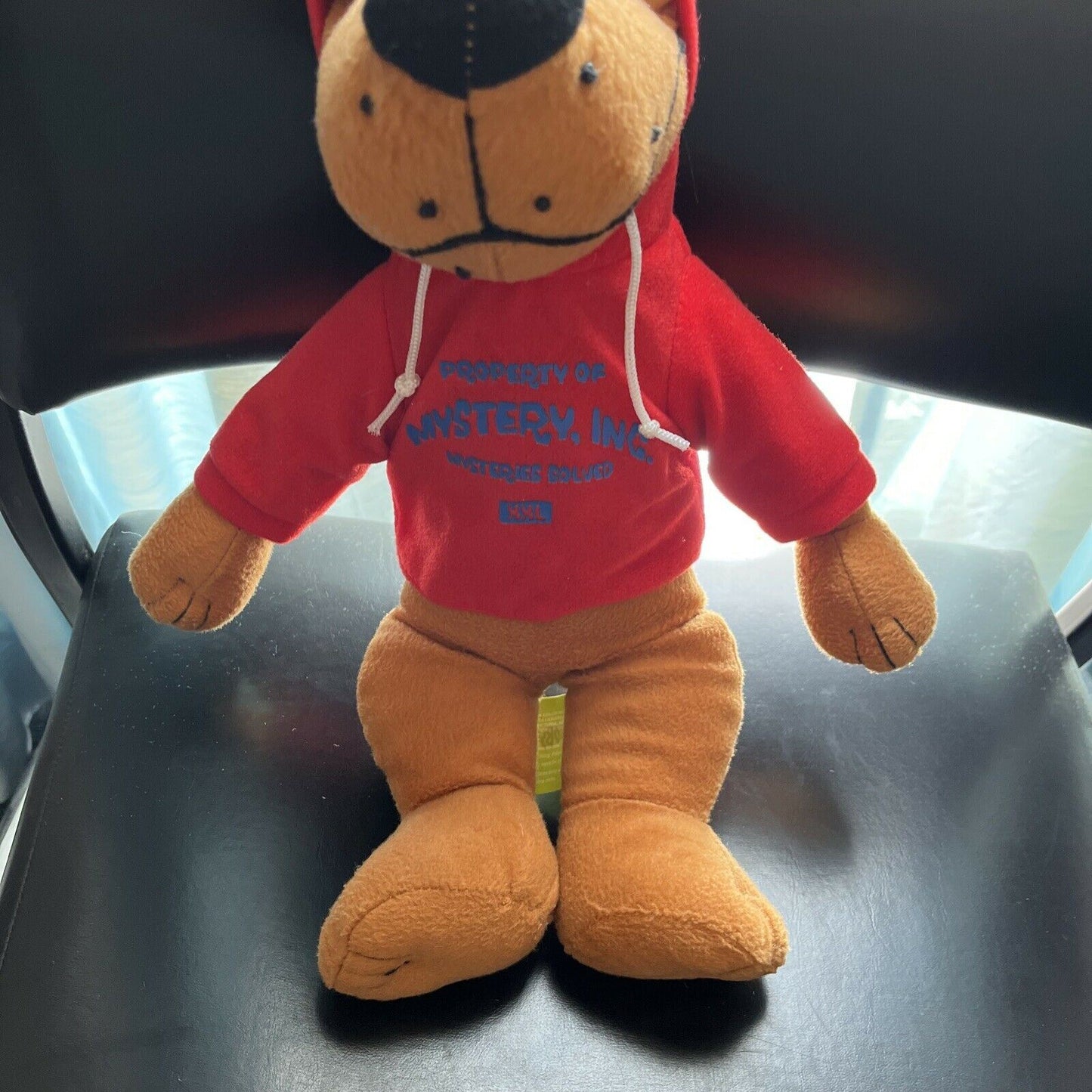 Genuine Scooby-Doo Plush Toy in Red Hoodie 36cm 14 Inch