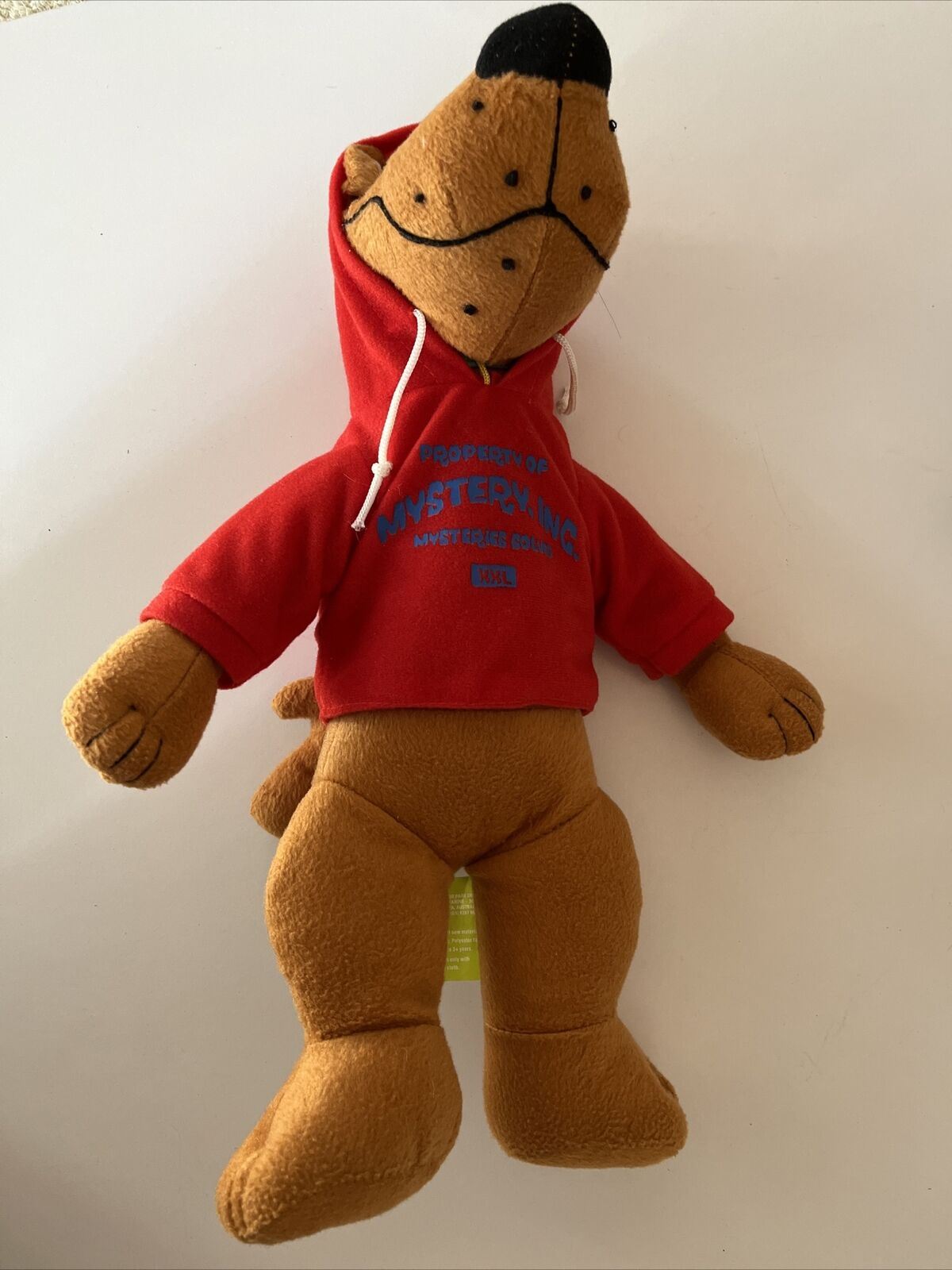 Genuine Scooby-Doo Plush Toy in Red Hoodie 36cm 14 Inch